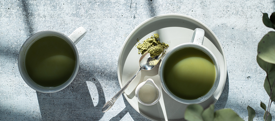 matcha green tea by Sarah Gualtieri